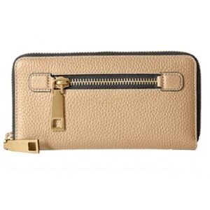 NEW Marc Jacobs Continental Tan Beige Leather Wallet💛